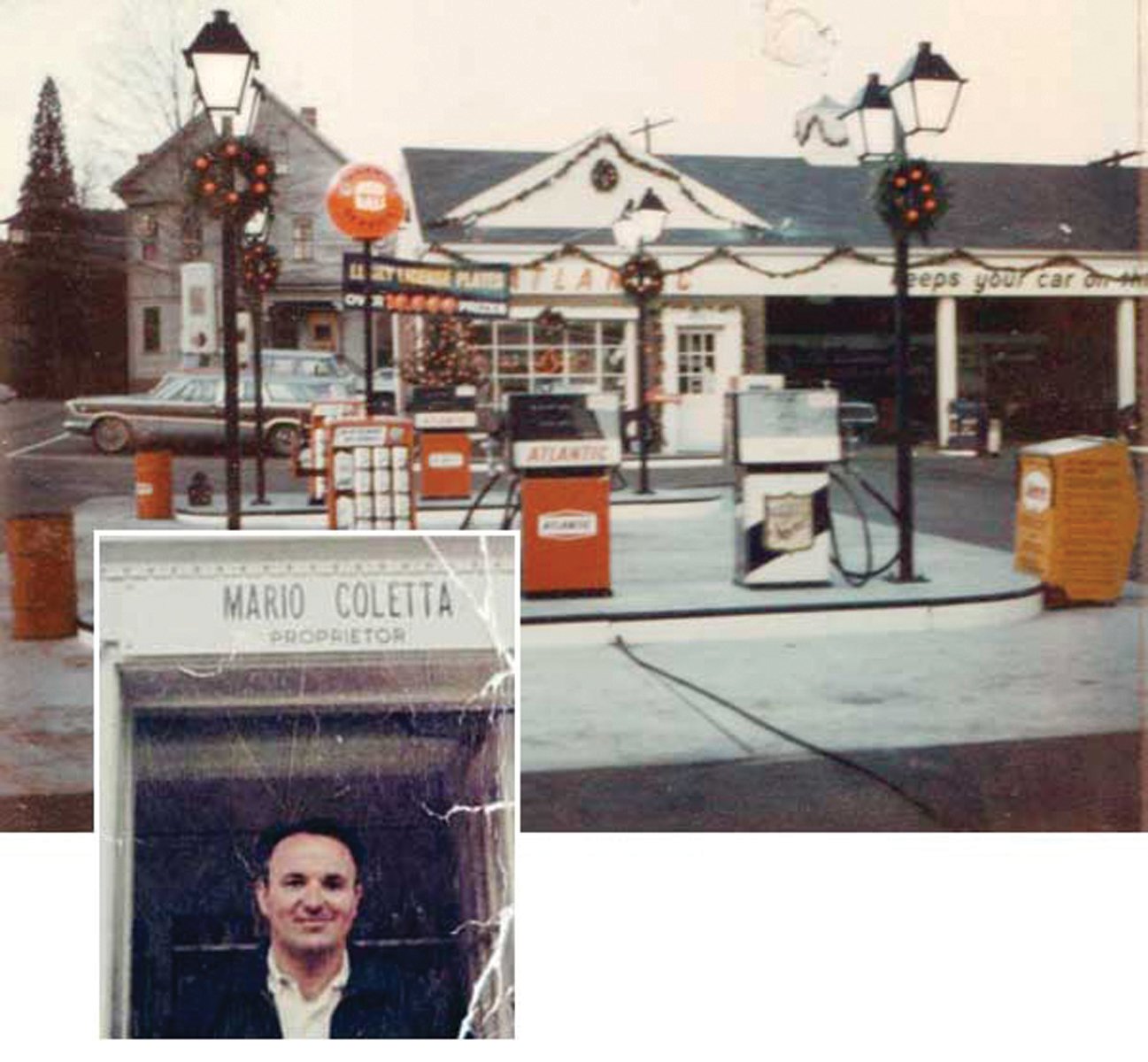 DEBUT STATION: In April 1962, Mario Coletta opened his first station on the Brown University Campus.